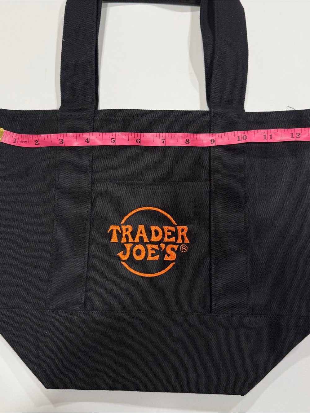 Trader Joe’s 2026 trick-or-treat mini canvas tote-NWT-Black - Picture 2 of 3